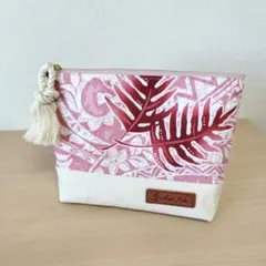 ハワイアン　ポーチ　ハンドメイド