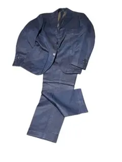【最終価格】春夏 LARDINI セットアップ ネイビー ビジネススーツのサムネイル