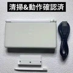 kz9【清掃&動作確認済】NintendoDS Lite クリスタルホワイト本体