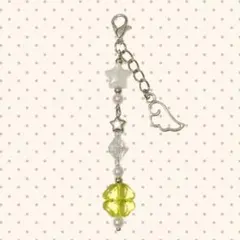 クローバー チャーム キーホルダー 緑 ウィッシュコア【C7-2】