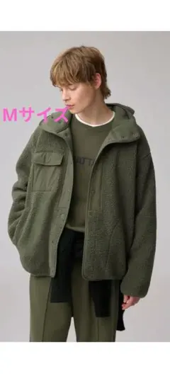 GU ENGINEERED GARMENTS ボアフリース　 スナップパーカ