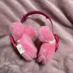 ディズニー ミニー イヤマフ ピンクリボンパール