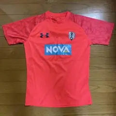 【支給品】いわてグルージャ盛岡　Under Armour オレンジ シャツ SM