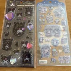 Kuromi キラキラストーン&マイメロ、クロミシール 2セット