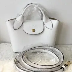 新品未使用【LONGCHAMP】エピュレ XS トートバッグ ホワイト