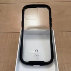 iFace iPhone14 Pro Max用ソフトケース クリア/ブラック