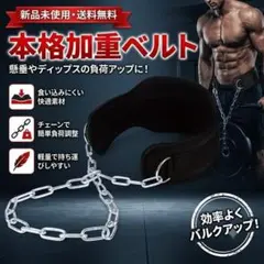 ディップスベルト懸垂 加重ベルト 筋トレ チンニング ディッピングベルト