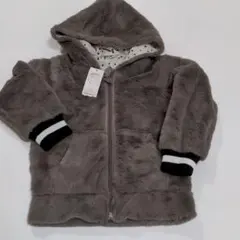 新品　モコモコ　裏地付きアウター　110cm