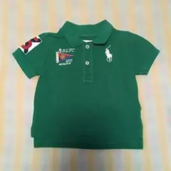 Ralph Lauren グリーン ポロシャツ 6M