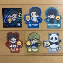 呪術廻戦 ステッカー シール コジマコラボ　非売品 乙骨憂太　伏黒恵　脹相　禪院