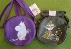 匿名配送 新品 MOOMIN 2個セット ムーミン スナフキン ショルダーバック