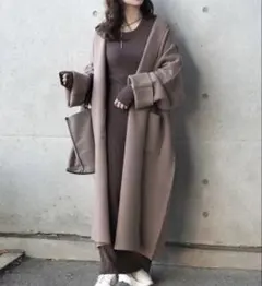 LAULEN / Knit Shawl Coatのサムネイル