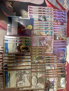 ワンピースカード　青紫サンジ　デッキ