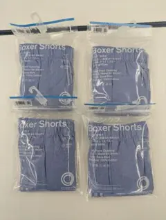 【新品未開封】ファミリーマート　トランクス　Lサイズ　サックスブルー　4枚セット