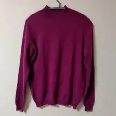 カシミヤ100% 長袖セーター　Lサイズ
