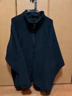 ユニクロ フリースフルジップジャケット 黒 4XL
