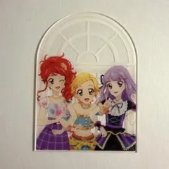 アイカツ!シリーズアクリルアーチフォト　氷上スミレ&新条ひなき&紅林珠璃