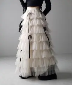 me+em select　 フリルスカート バレエコア　チュール