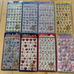 ボンボンドロップシールミニ　ディズニー7種 コットンパフィシール1枚　正規品