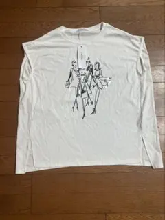DouDou Tシャツ ホワイト 新品タグ付きのサムネイル