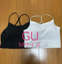 GU ブラフィール2WAYクロップドキャミソール