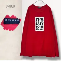 90年代〜 OLD UNIQLO オールドユニクロ 長袖プリントTシャツ L