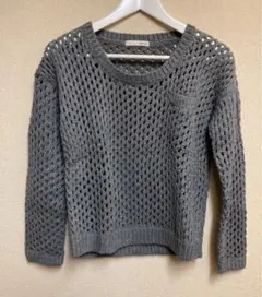 マウジー ニット　グレー　未使用