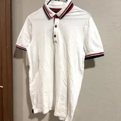 メンズ 半袖ポロシャツ ホワイト/バナリパのサムネイル
