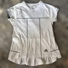 adidas アディダス 半袖Tシャツ ホワイト テニスウェア