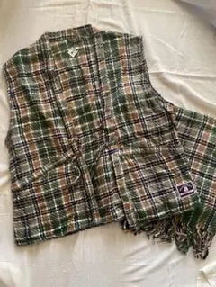 niko and ... チェック柄ベスト新品未使用 （ひざ掛け別売り）