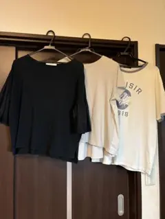レディース 半袖Tシャツ 3枚セット まとめ売り　ブラックのみmushroom