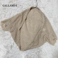 【ガリャルダガランテ】半袖ドルマンポンチョ　ボレロ　編み　ラメ感　上品　羽織のサムネイル