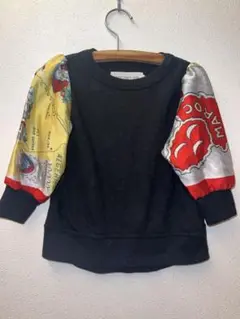 ゴートゥーハリウッド袖スカーフ柄カットソー90