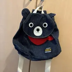 DOUBLE.B クマ顔デニムリュック