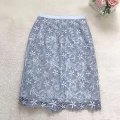 ジャスグリッティー レースタイトスカート 可愛い おすすめ 花柄 シンプル 総柄のサムネイル