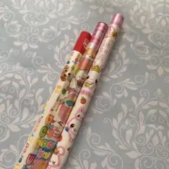 【平成レトロ】鉛筆　3本　平成ファンシー　文房具 うさぎ　わんちゃんのサムネイル