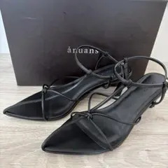 ánuans ノットディテールヒールサンダルのサムネイル