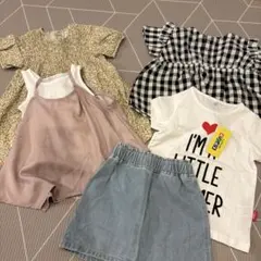 新品あり　まとめ売り　110 女の子　キッズ服 セット　夏服　半袖　保育園