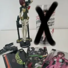 エヴァンゲリオン マリ 真希波マリイラストリアス フィギュア カードセット