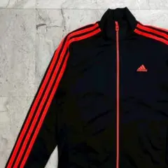 アディダス　トラックジャケット　キッズ　160　ブラック　パフォーマンスロゴ