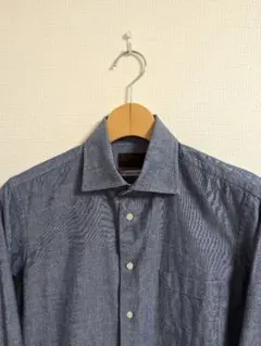 極美品　ユニバーサルランゲージ　シャツ　シャンブレー　44LONG　日本製