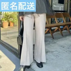 【Kastane】プリーツスラックスワイドパンツ