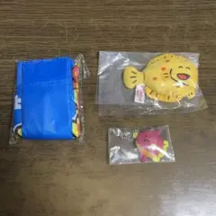 ギンビス たべっ子水族館 エコバッグ　カレイ　おさかな　マンボウ