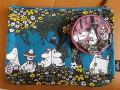 ムーミン　ポーチ　二個のサムネイル