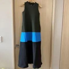 新品タグ付きOMMO TENT LINE BLOCKING KNIT OP - メルカリ