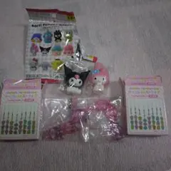 ソフビパペットマスコット＆シークレットストラップ　クロミ＆マイメロディ