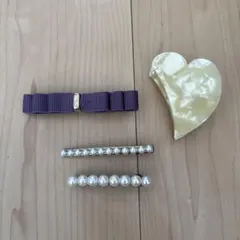 ヘアアクセサリー4点セット