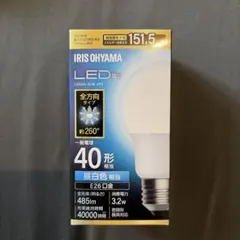 IRIS OHYAMA LED電球 40形相当 昼白色 E26のサムネイル