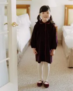 house on the hill Corduroy Dress (Brown)