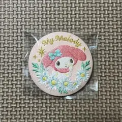 刺繍 缶バッジ サンリオ マイメロ マイメロディ トレーディング 花言葉